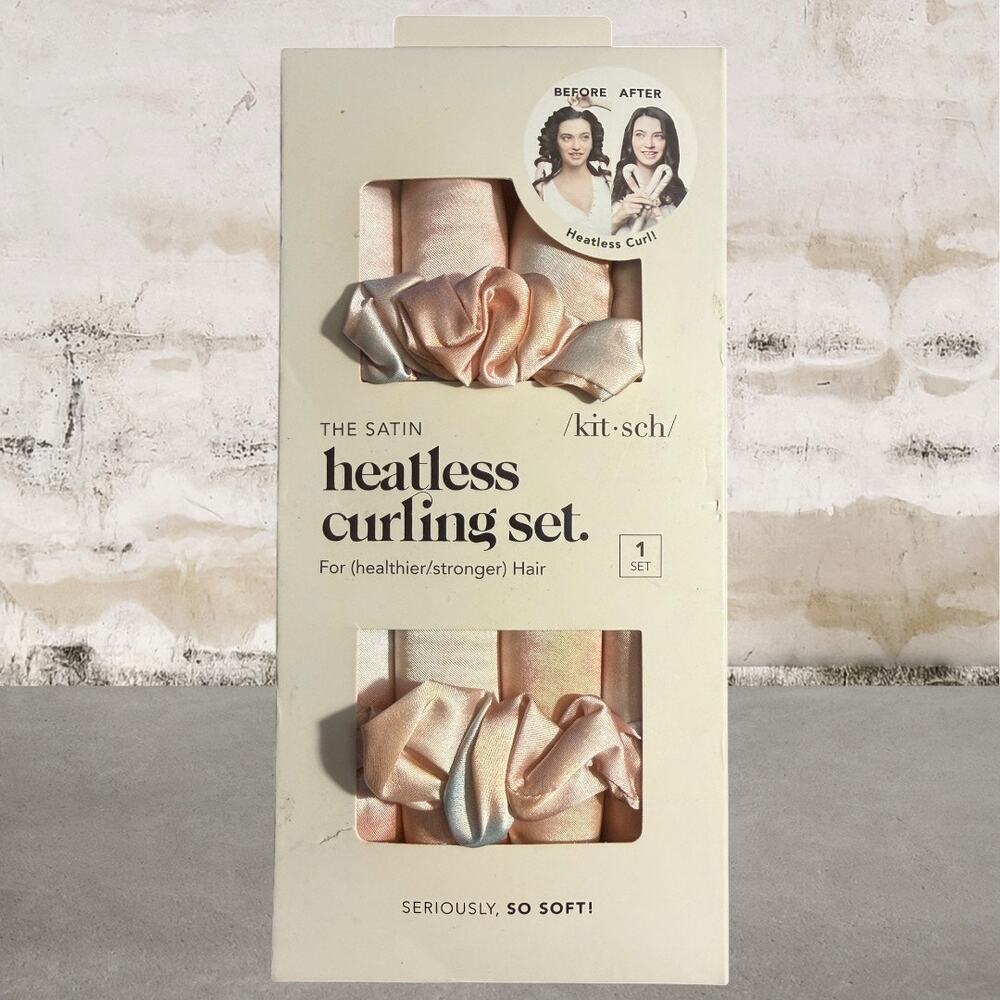Kitsch $33 Tie Dye Satin Heatless Curling Set NIB